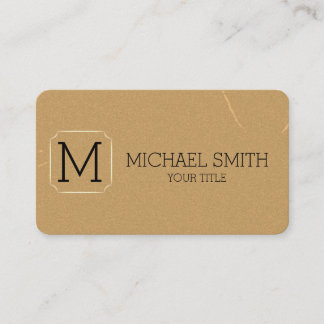 Carte De Visite Monogramme vintage #2