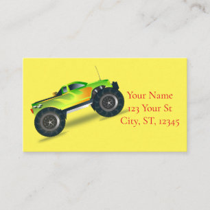 Carte De Visite Monster Truck Thunder_Cove
