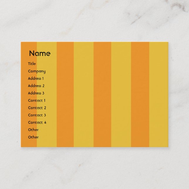 Carte De Visite Monstre - potelé (Devant)