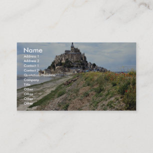 Carte De Visite Mont-Saint-Michel, Normandie, France