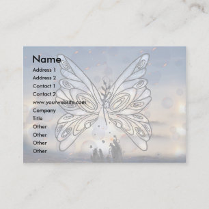Carte De Visite Monter Au modèle Papillon Stars