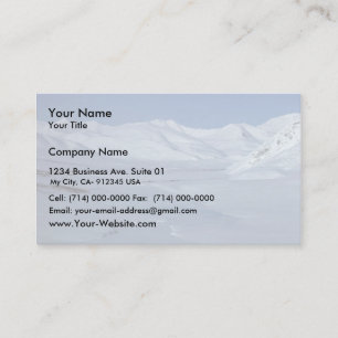 Carte De Visite Monts Wind River