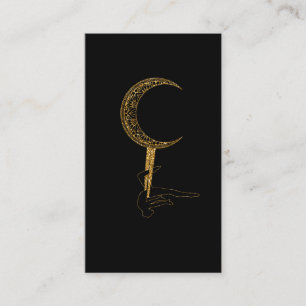 Carte De Visite Moon Aerial Hoop Artiste Circus Yoga Aérialist