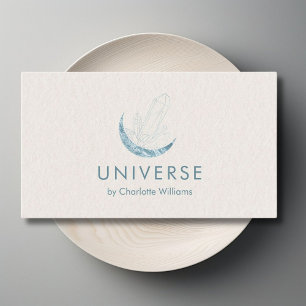 Carte De Visite Moon Crystal Energy Healer