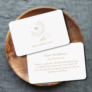 Carte De Visite Moon Eye Yoga Reiki Bien-être 