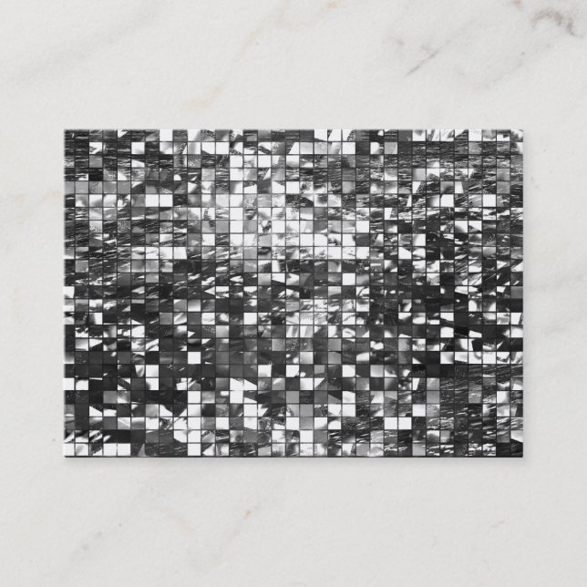 Carte De Visite Mosaïque Abstraite (Devant)
