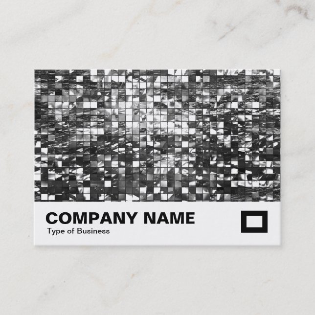 Carte De Visite Mosaïque Abstraite (Devant)