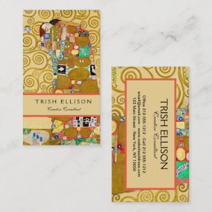 Carte De Visite Mosaïque d'accomplissement de Klimt : Frise vintag