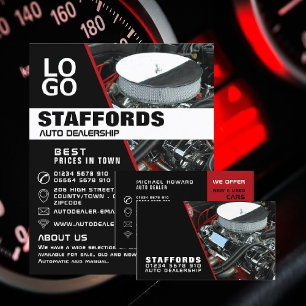 Carte De Visite Moteur automobile, concessionnaire automobile