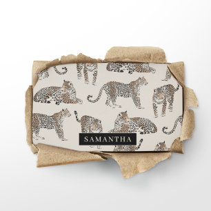 Carte De Visite Motif animal sauvage de la Jungle Leopard