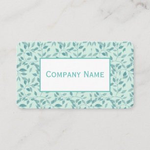 Carte de visite Motif Blue Ivy