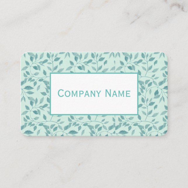 Carte de visite Motif Blue Ivy (Devant)
