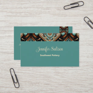 Carte De Visite Motif Boho occidental