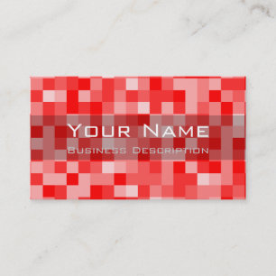 Carte de visite motif carré