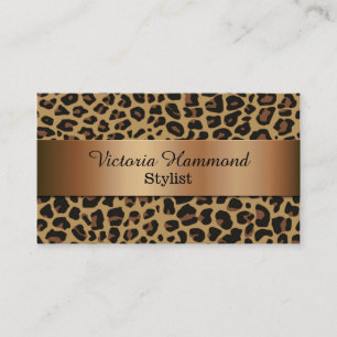 Carte de visite Motif Chic Jaguar