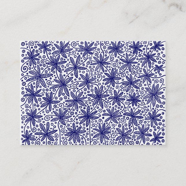 Carte De Visite Motif chinois (Devant)