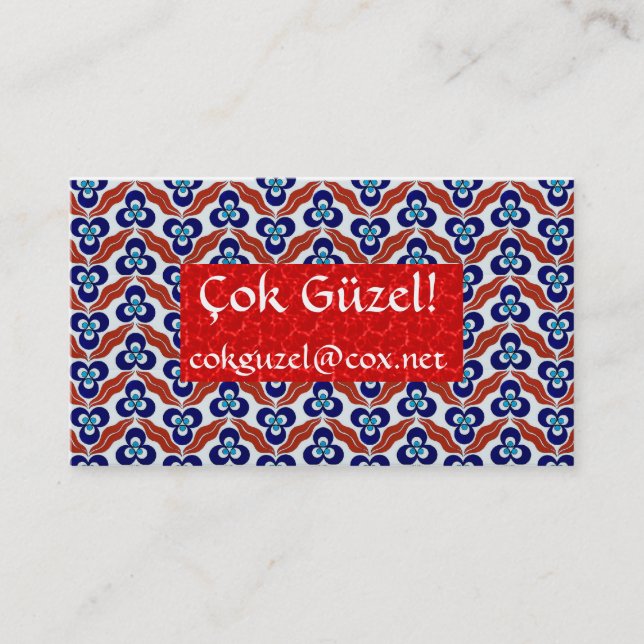Carte De Visite Motif Cintemani (Devant)