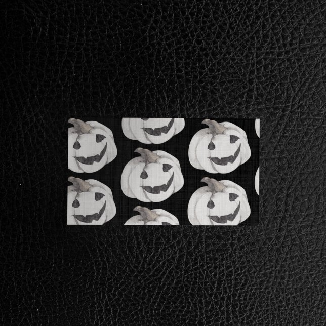 Carte De Visite Motif Citrouille éffrayant | Bonne Halloween (Créateur téléchargé)