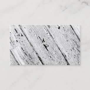 Carte De Visite Motif criqué de peinture noir et blanc