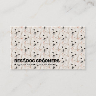 Carte De Visite Motif de familier Terrier West Highland Dogue
