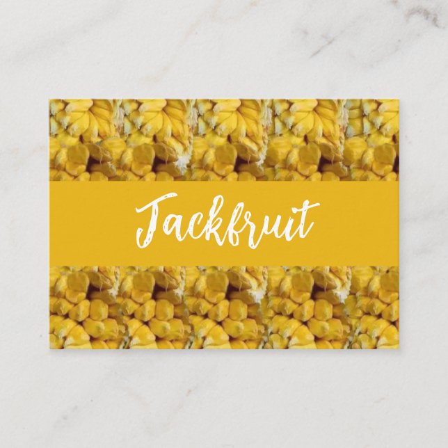 Carte De Visite Motif de fruits tropicaux Jackfruit (Devant)