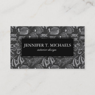 Carte De Visite Motif de la Mer Noire