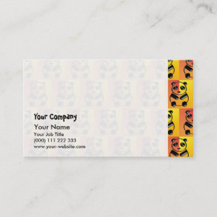 Carte De Visite Motif de pandas