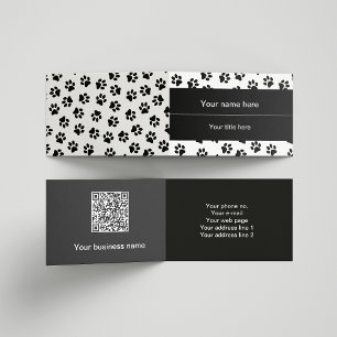 Carte De Visite Motif De Pâtes, Paniers De Chien, Paniers De Chat,