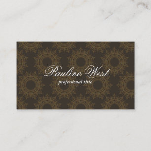 Carte De Visite Motif d'élément d'organisation