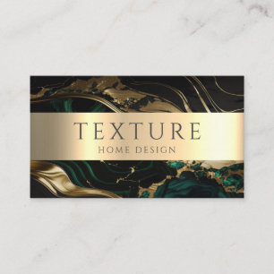 Carte De Visite Motif d'encre gris  de marbre texture pierre Motif