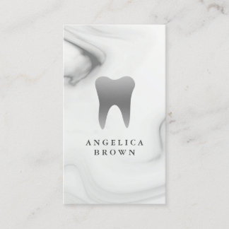 Carte de visite Motif Dentist Marble