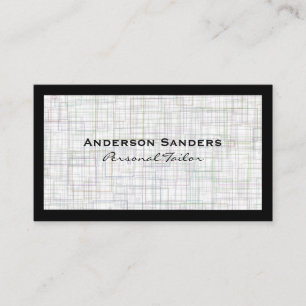 Carte De Visite Motif design moderne chic Black Gold