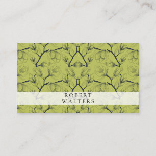 Carte De Visite Motif d'illustrations florales