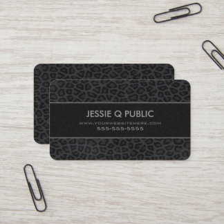 Carte De Visite Motif d'impression Panther