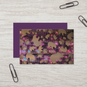 Carte De Visite Motif d'ours