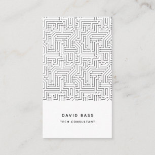 Carte De Visite Motif électronique de circuit informatique techniq