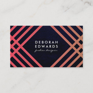 Carte De Visite Motif élégant avec texture moderne