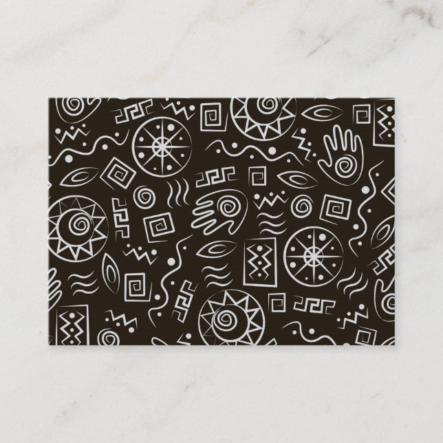 Carte de visite Motif en gras - SRF (Devant)