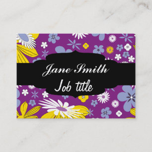 Carte De Visite Motif floral sans couture