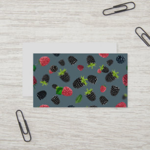 Carte De Visite Motif framboise 2
