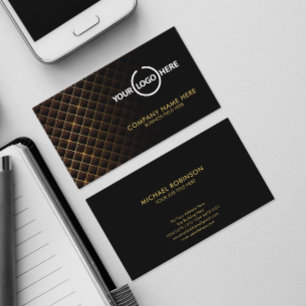 Carte De Visite Motif futuriste diamant Logo personnel
