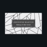 Carte De Visite Motif géométrique noir et blanc moderne simple<br><div class="desc">Ce motif géométrique noir et blanc simple et moderne de triangle est parfait pour la personne à la mode et élégante. Sa conception fraîche et contemporaine est grande pour beaucoup de cadeaux et d'occasions. Appréciez cette copie à la mode et minimalistic pour votre prochain achat ; pour vous-même, vos amis,...</div>