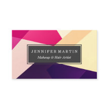 Motif géométrique rose jaune moderne