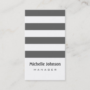 Carte de visite Motif Gris Vertical Gris