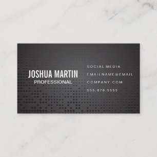 Carte De Visite Motif métallique