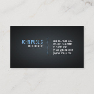 Carte De Visite Motif moderne en carreaux de diamants noirs