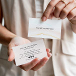 Carte De Visite Motif moderne en marbre rose pastel<br><div class="desc">Motif moderne en marbre rose pastel</div>