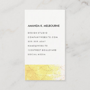 Carte De Visite Motif moderne et élégant