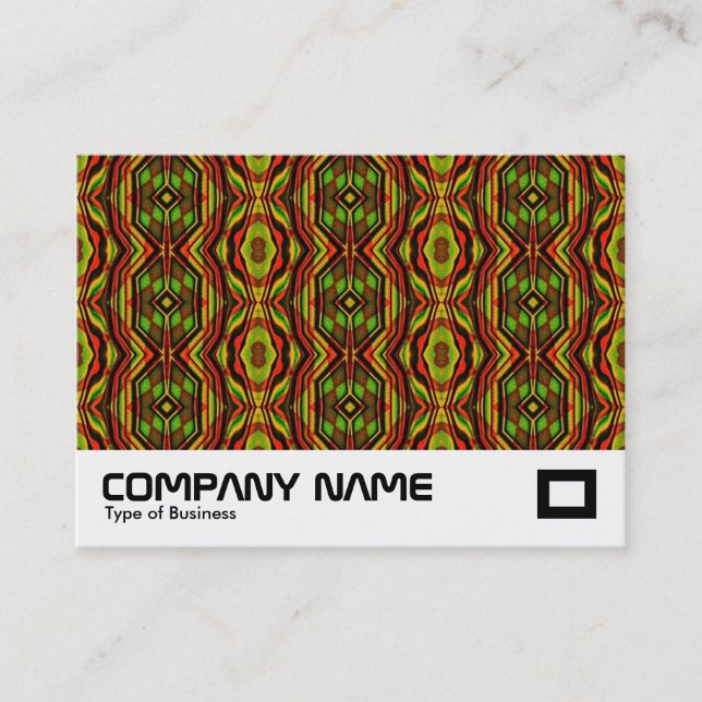 Carte De Visite Motif Retro Terrazzo (Devant)