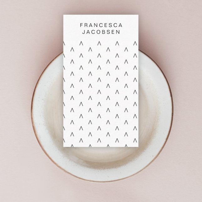 Carte De Visite Motif scandinave | Scandi moderne minimaliste (Créateur téléchargé)